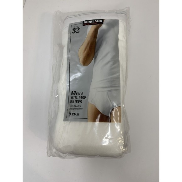 Kirkland Signature Underwear & Socks Kirkland Mens Mid Rise Briefs